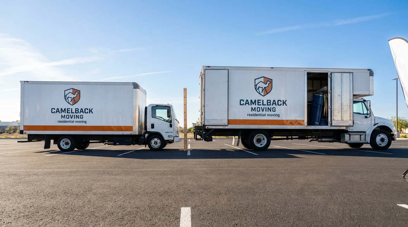 Moving truck size capacity guide in Mountlake Terrace